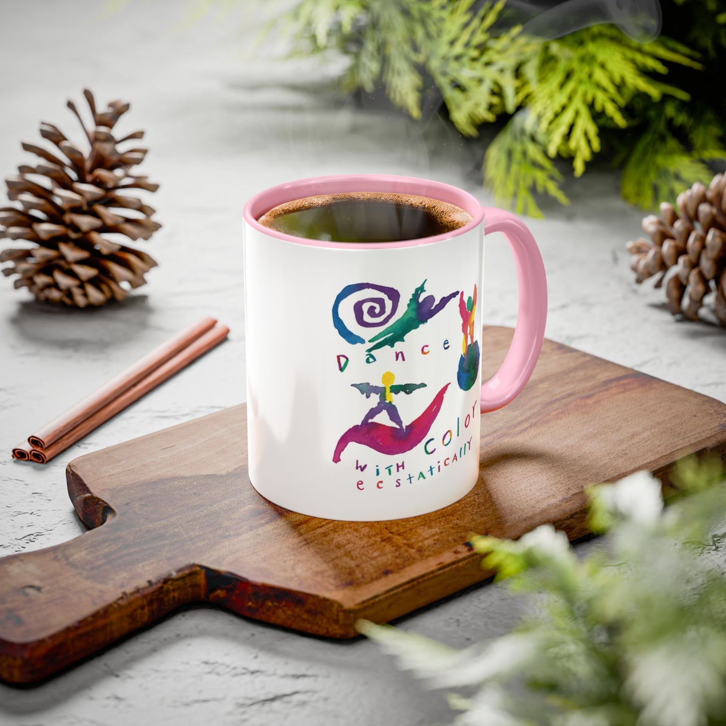 Dance With Color Ecstatically by SARK - 11oz Creatively ColorFULL Mugs
