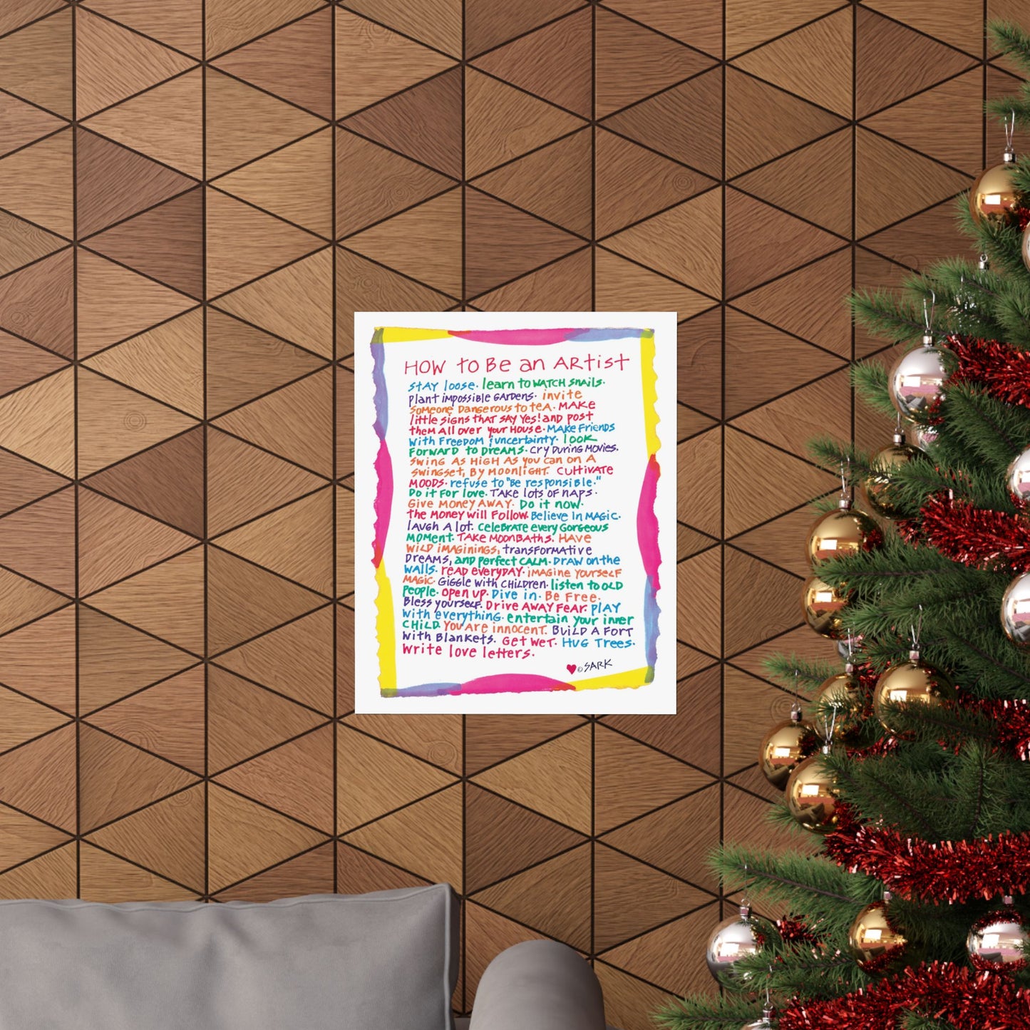 How To Be An Artist, by SARK - Premium Matte Art Print