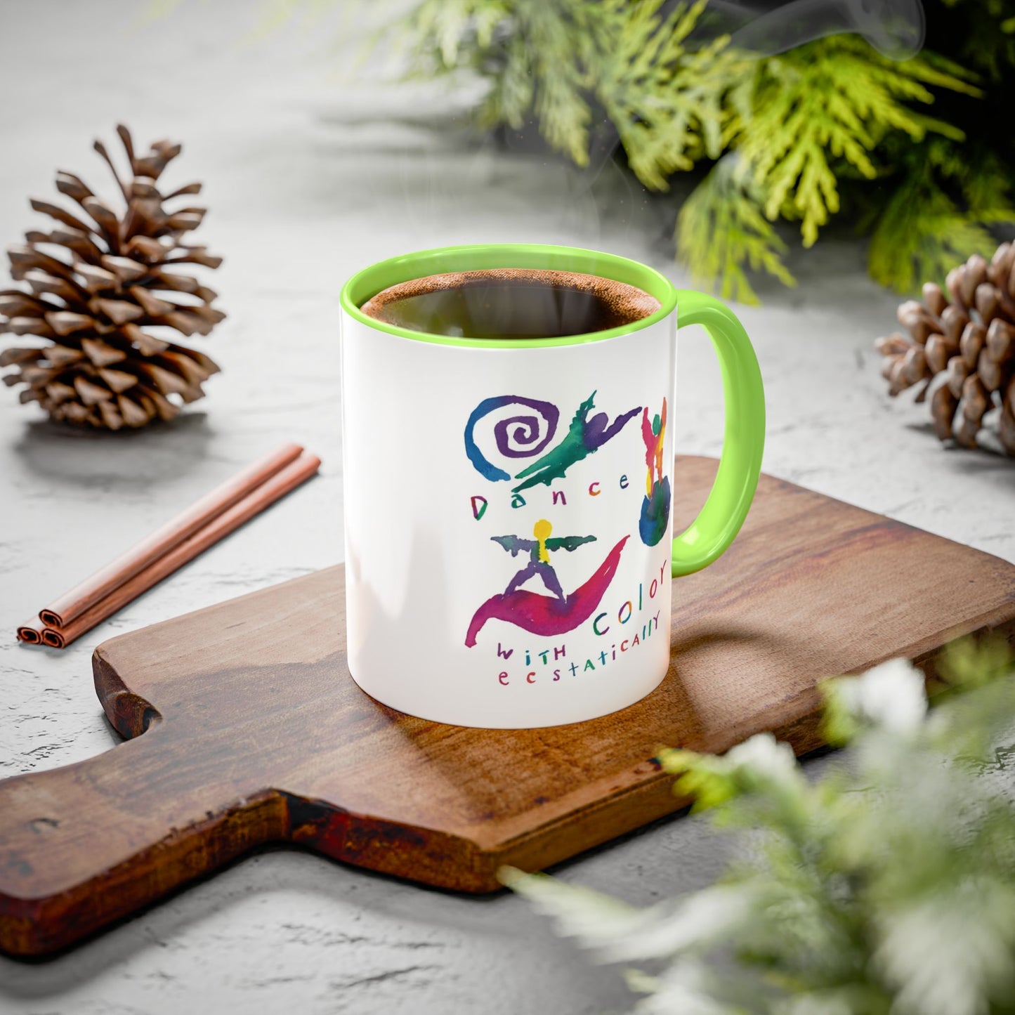 Dance With Color Ecstatically by SARK - 11oz Creatively ColorFULL Mugs