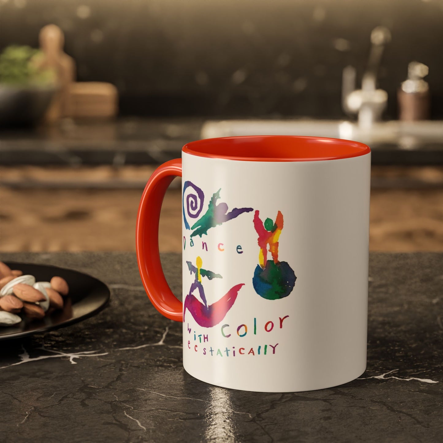 Dance With Color Ecstatically by SARK - 11oz Creatively ColorFULL Mugs