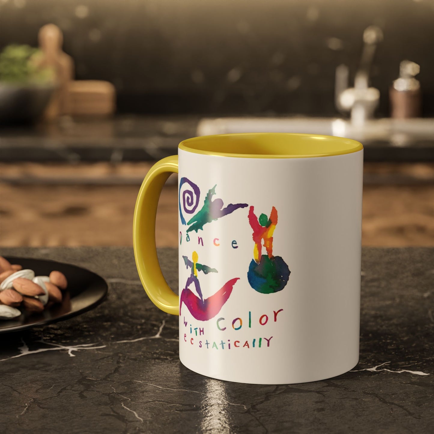 Dance With Color Ecstatically by SARK - 11oz Creatively ColorFULL Mugs