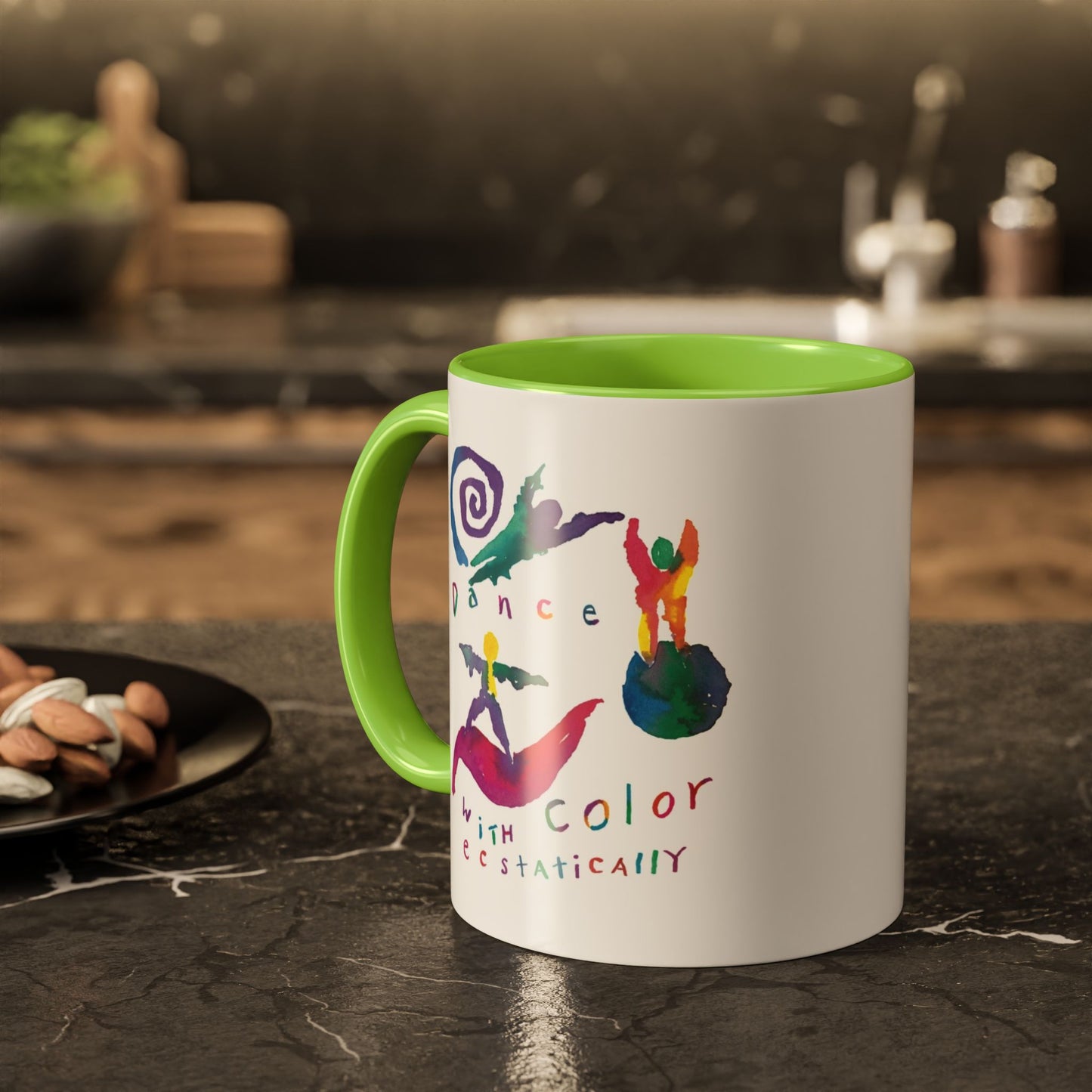 Dance With Color Ecstatically by SARK - 11oz Creatively ColorFULL Mugs