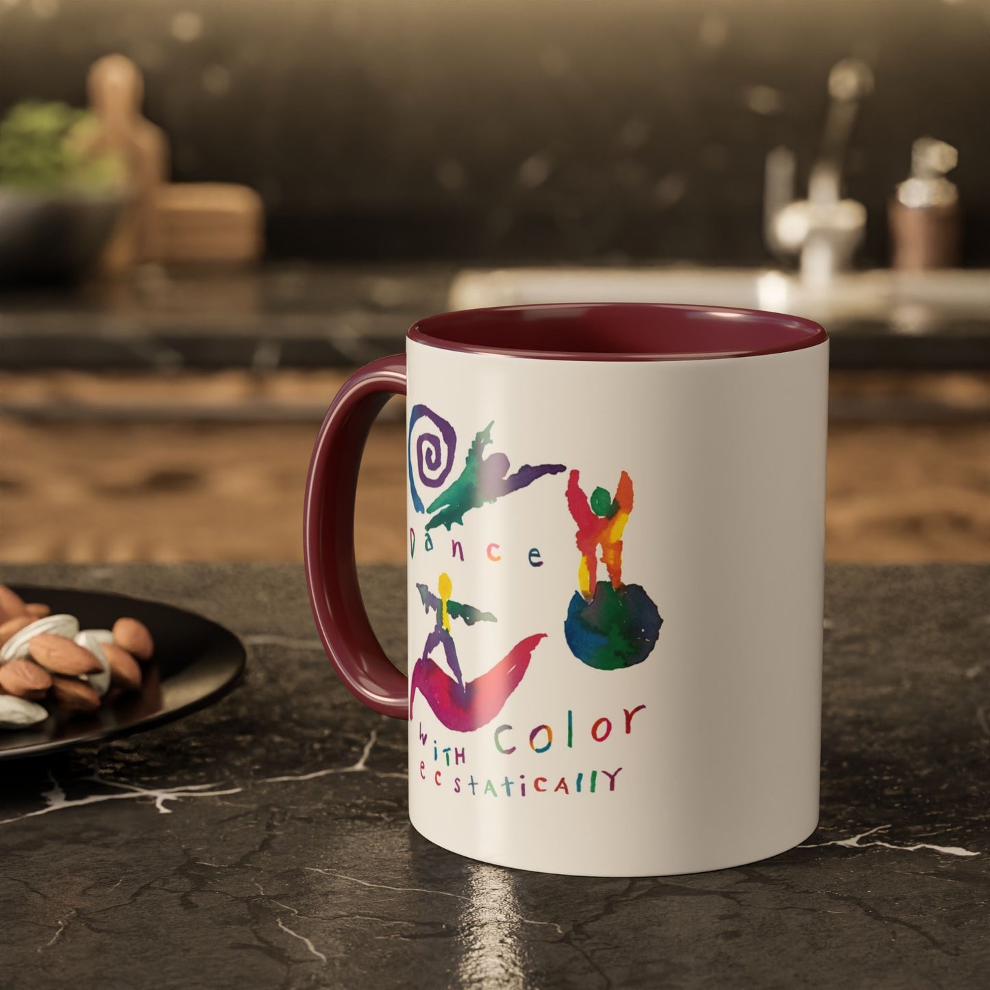 Dance With Color Ecstatically by SARK - 11oz Creatively ColorFULL Mugs
