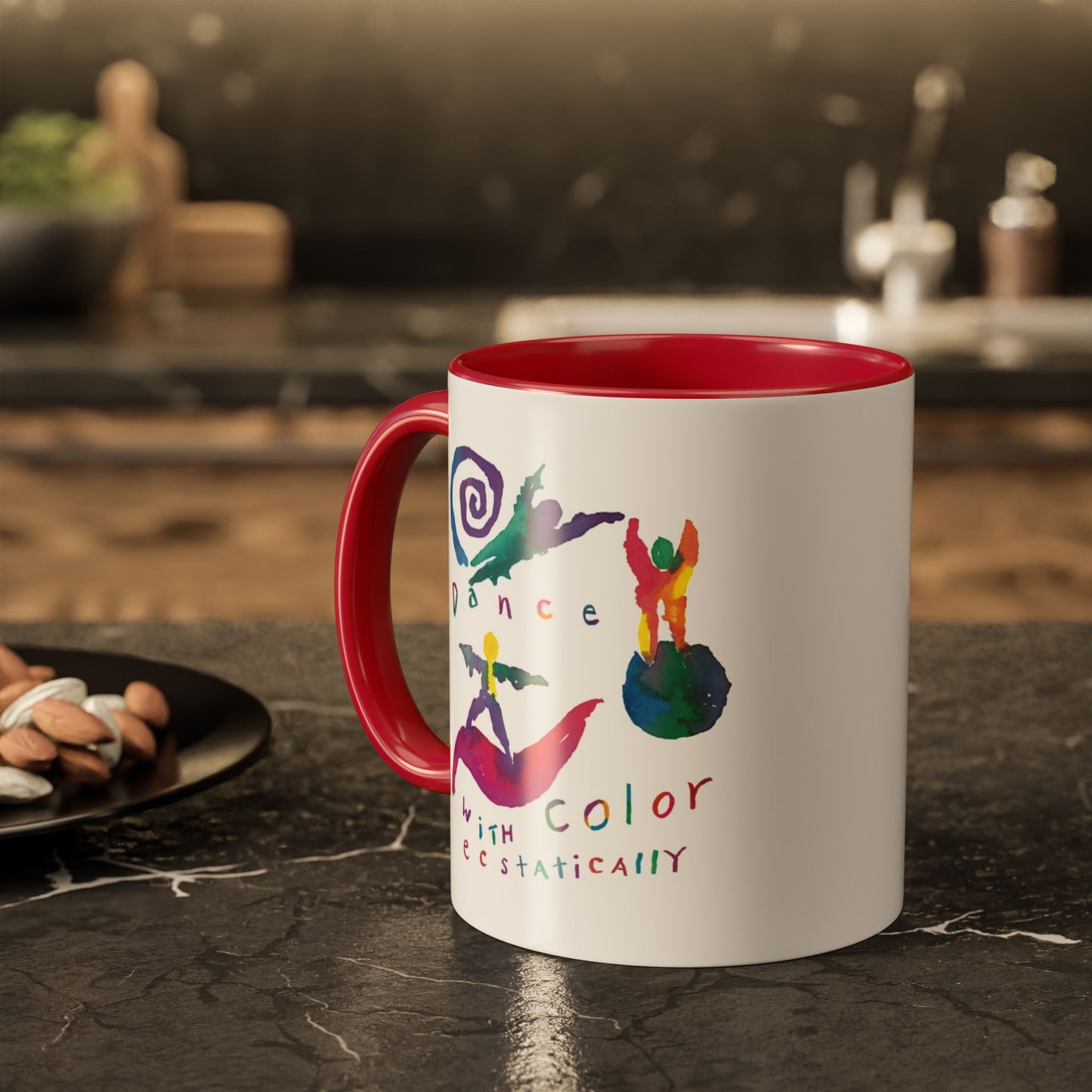 Dance With Color Ecstatically by SARK - 11oz Creatively ColorFULL Mugs