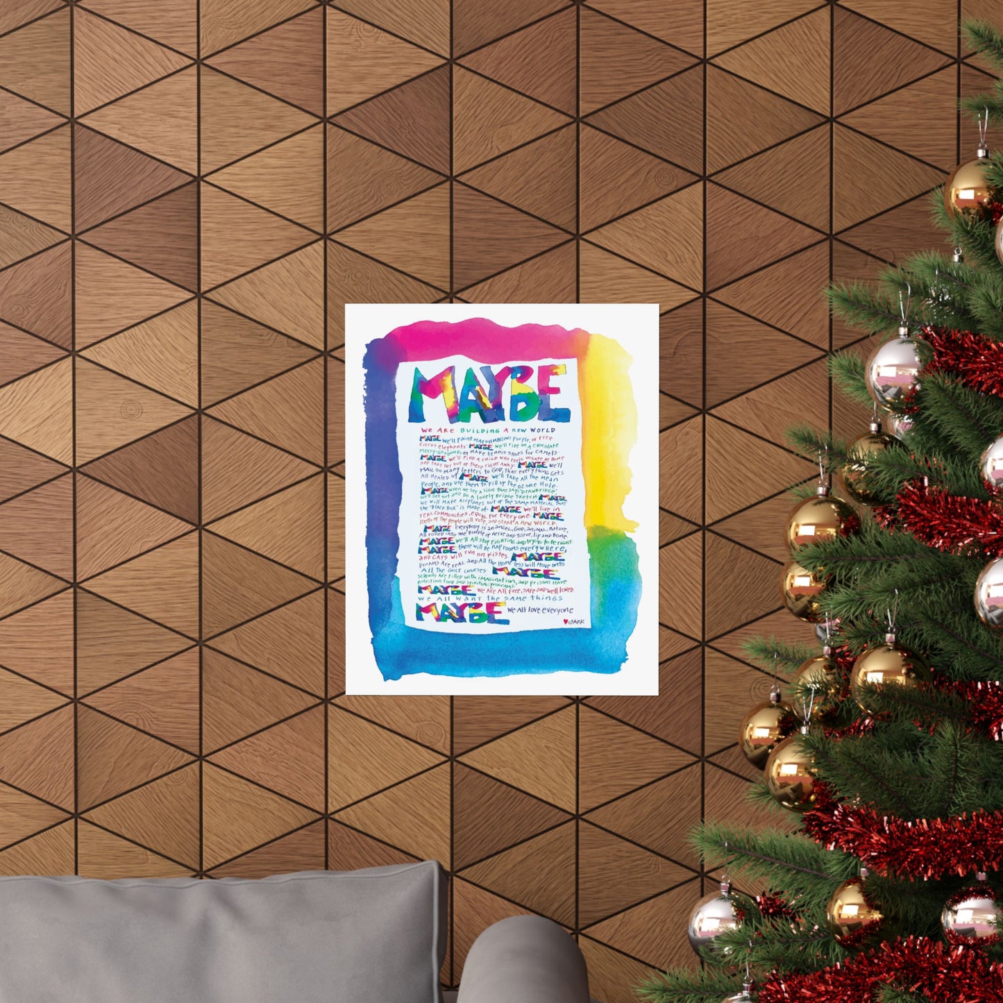 MayBE by SARK - Premium Matte Art Print