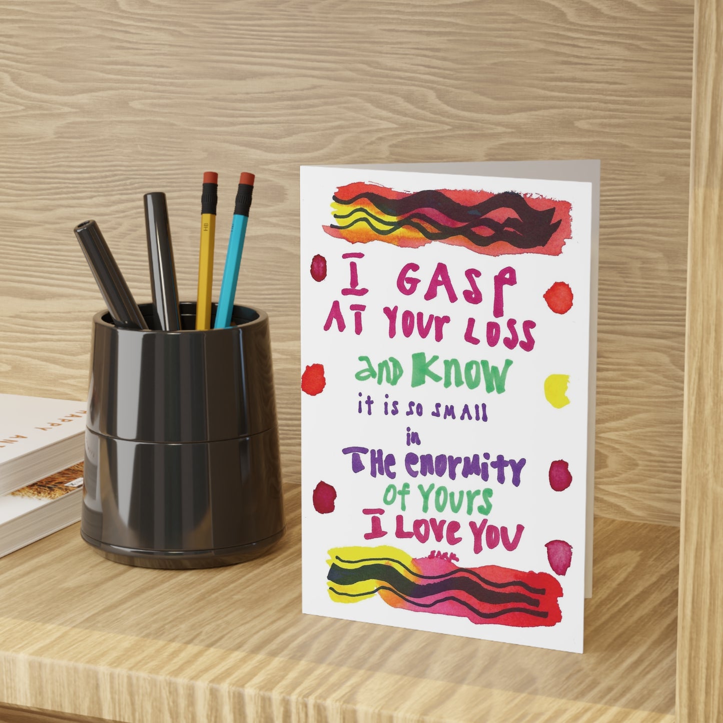 I Gasp At Your Loss, SARK Greeting Cards (1 or 10-pcs)