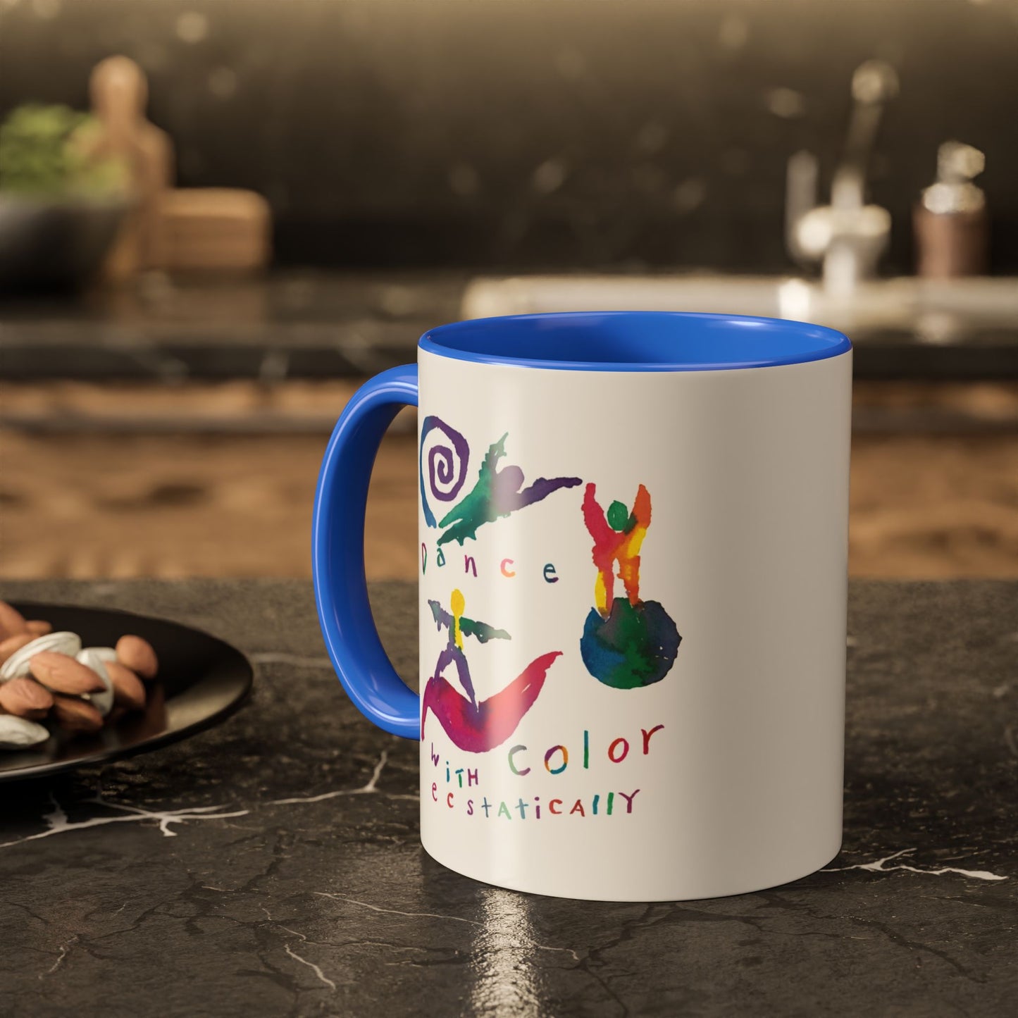 Dance With Color Ecstatically by SARK - 11oz Creatively ColorFULL Mugs