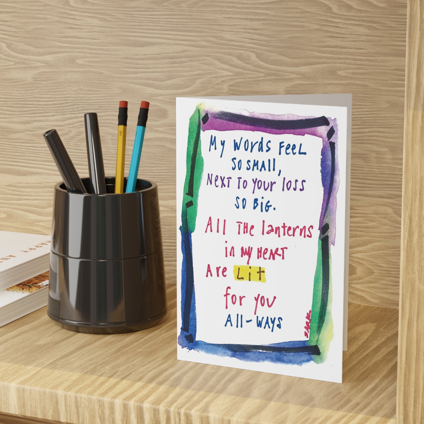 Lanterns In My Heart, SARK Greeting Cards (1 or 10-pcs)