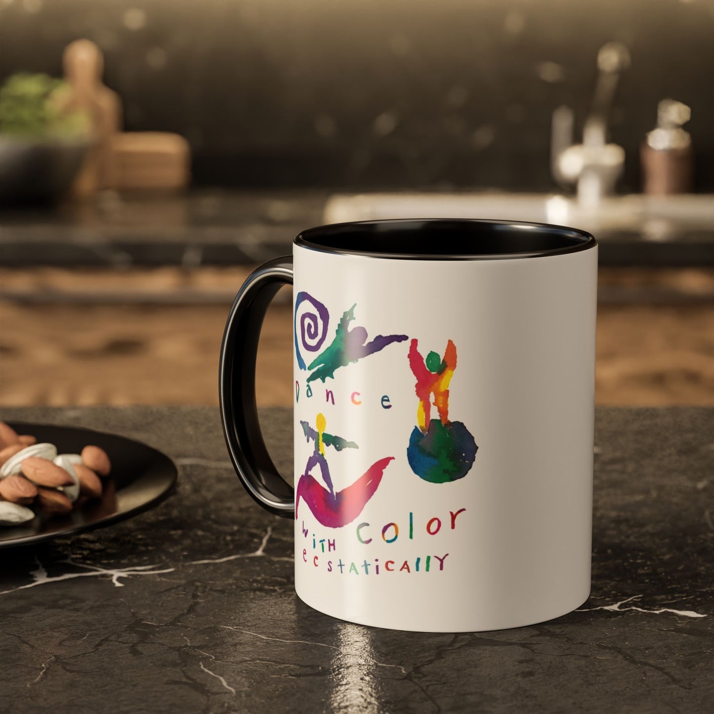 Dance With Color Ecstatically by SARK - 11oz Creatively ColorFULL Mugs