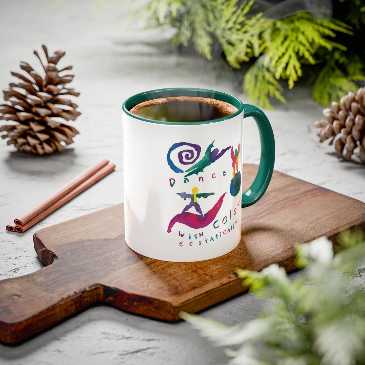 Dance With Color Ecstatically by SARK - 11oz Creatively ColorFULL Mugs