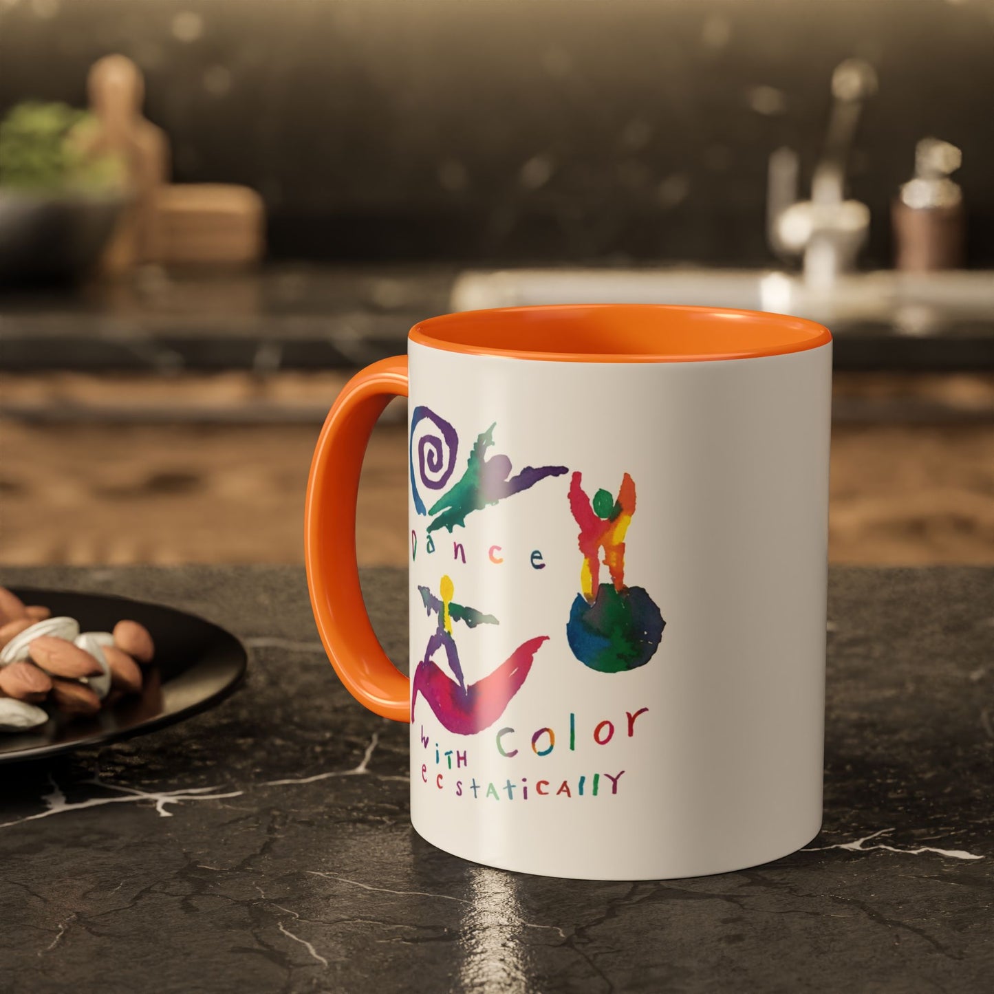 Dance With Color Ecstatically by SARK - 11oz Creatively ColorFULL Mugs
