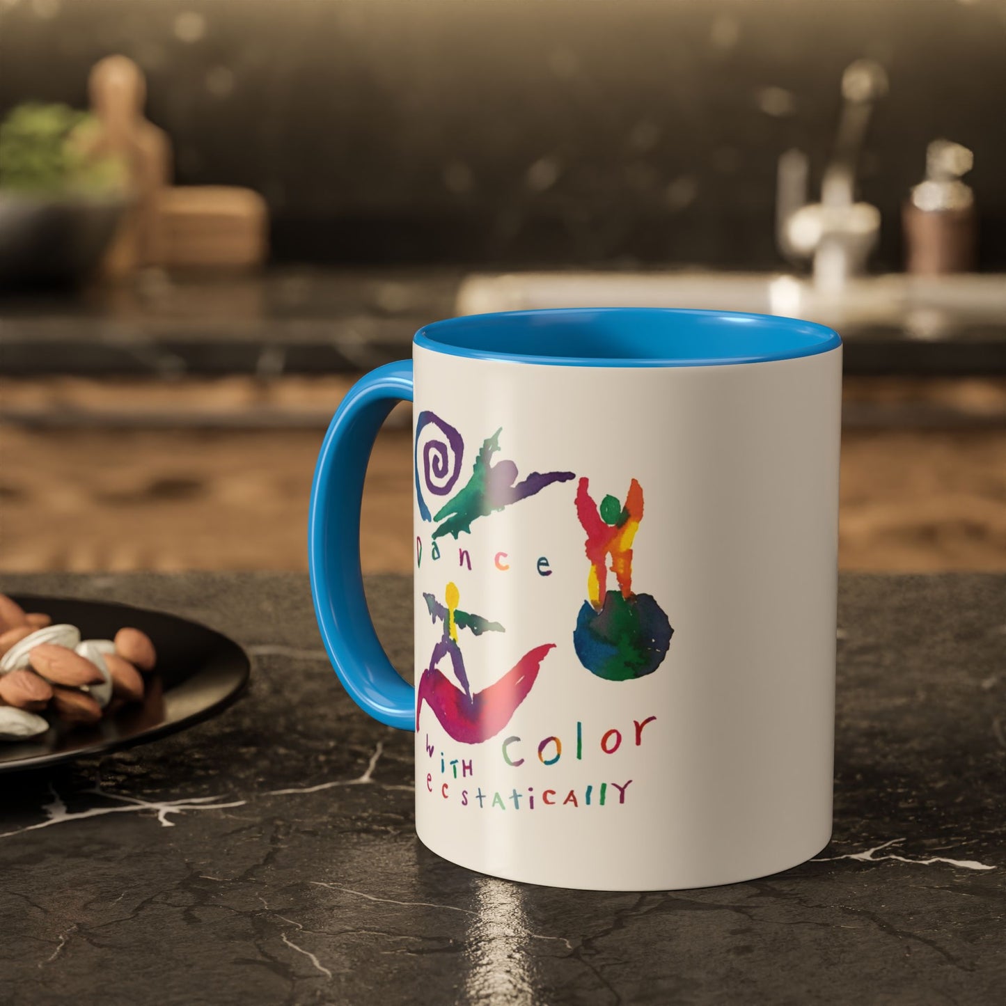 Dance With Color Ecstatically by SARK - 11oz Creatively ColorFULL Mugs