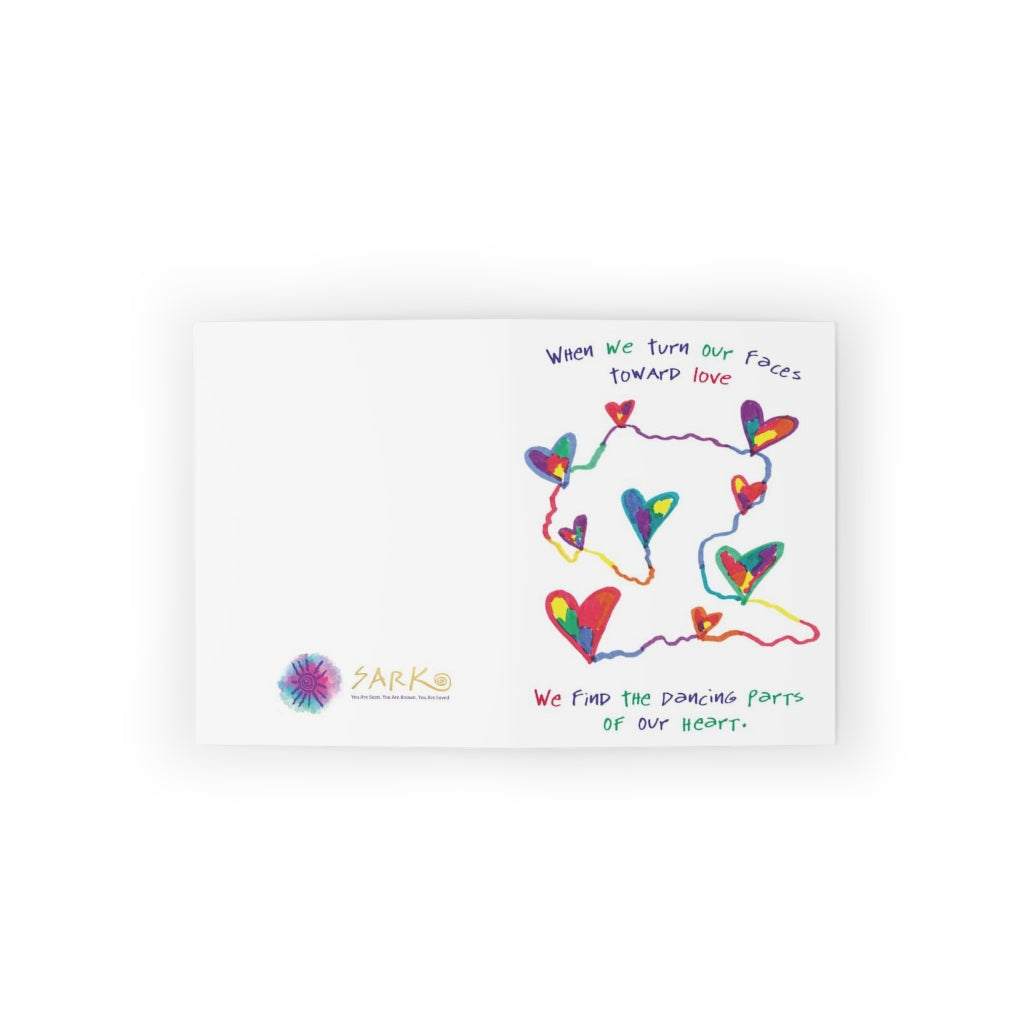 Turn Your Dancing Heart Toward Love, SARK Greeting Cards (Set of 8)