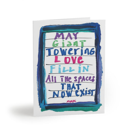 Giant Towering Love, SARK Greeting Cards (Set of 8)