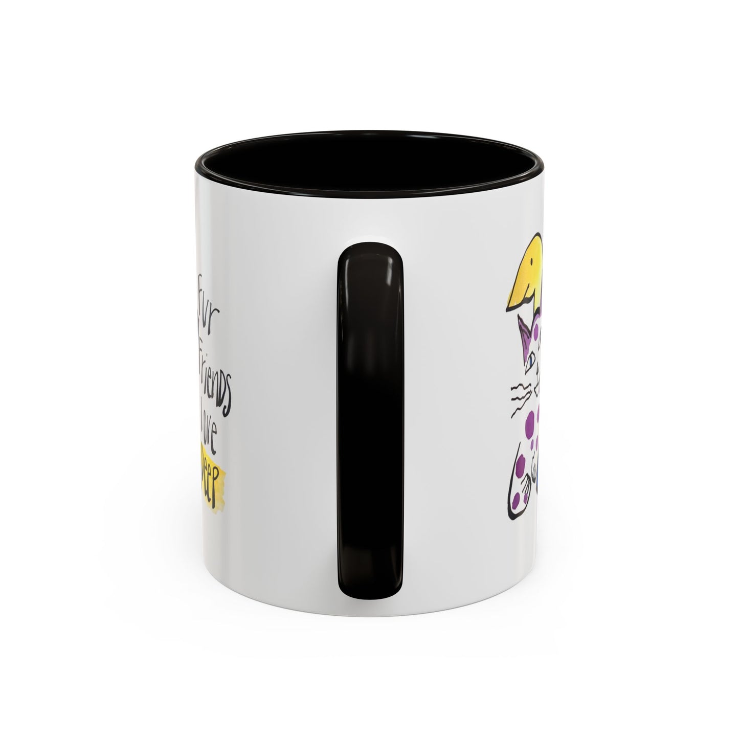 Fur Friends Love Deep by SARK - 11oz Creatively ColorFULL Mugs