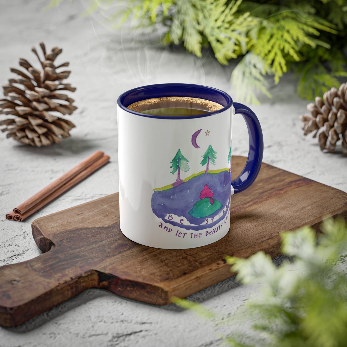 Be Still by SARK - 11oz Creatively ColorFULL Mugs