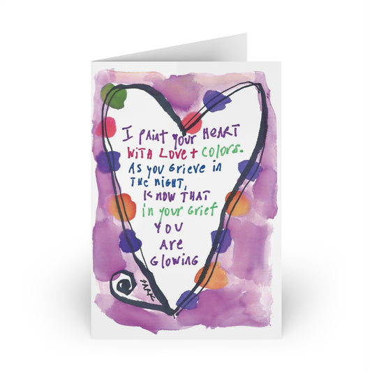 I Paint Your Hear with Love, SARK Greeting Cards (1 or 10-pcs)