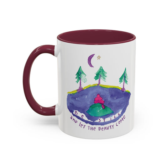 Be Still by SARK - 11oz Creatively ColorFULL Mugs