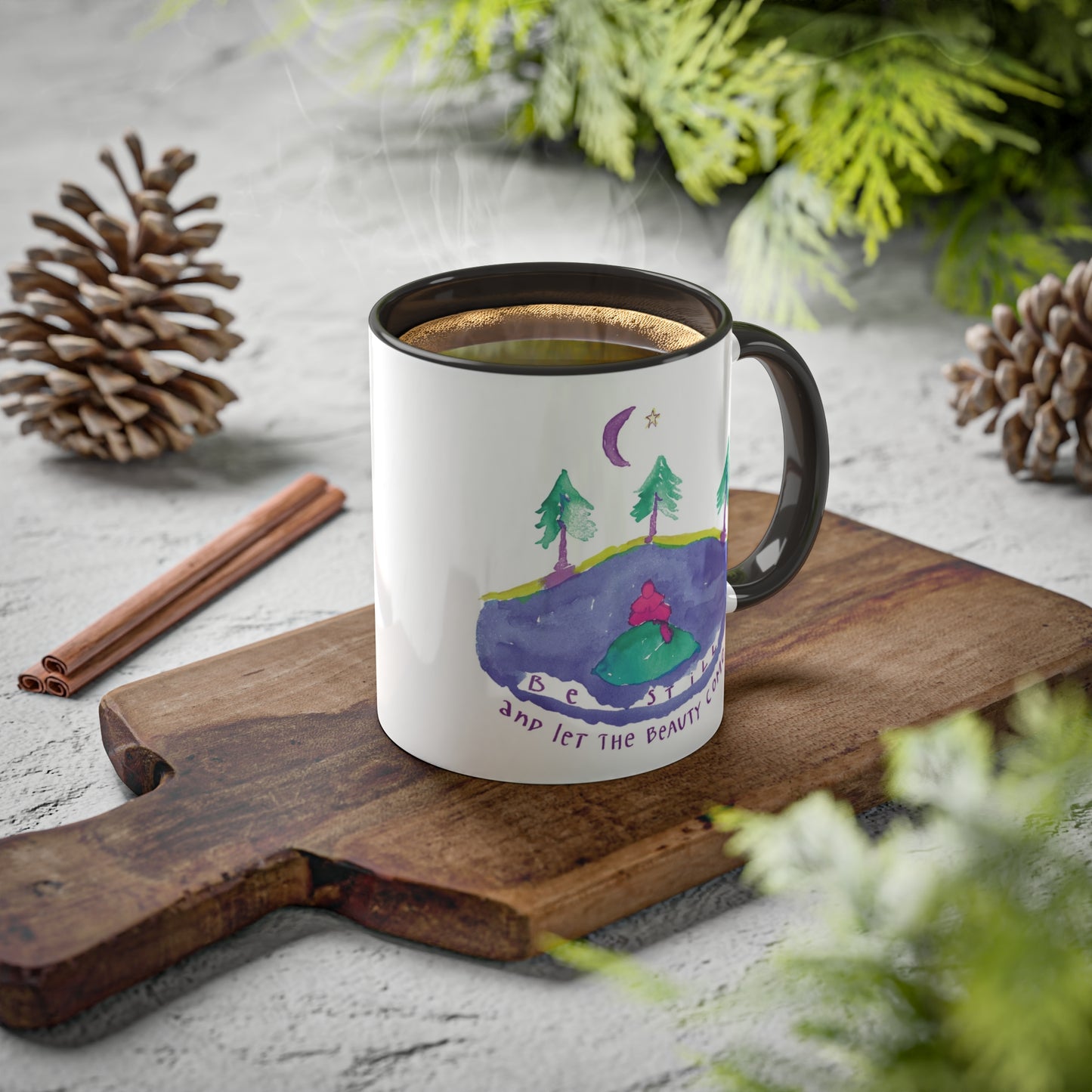 Be Still by SARK - 11oz Creatively ColorFULL Mugs