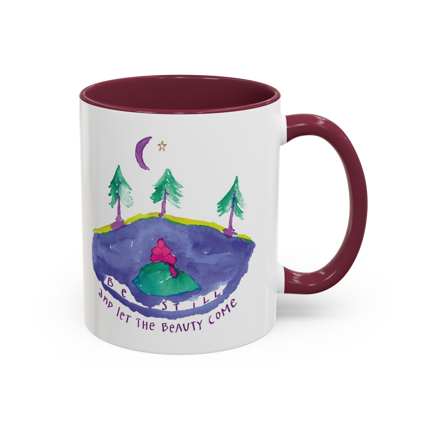 Be Still by SARK - 11oz Creatively ColorFULL Mugs