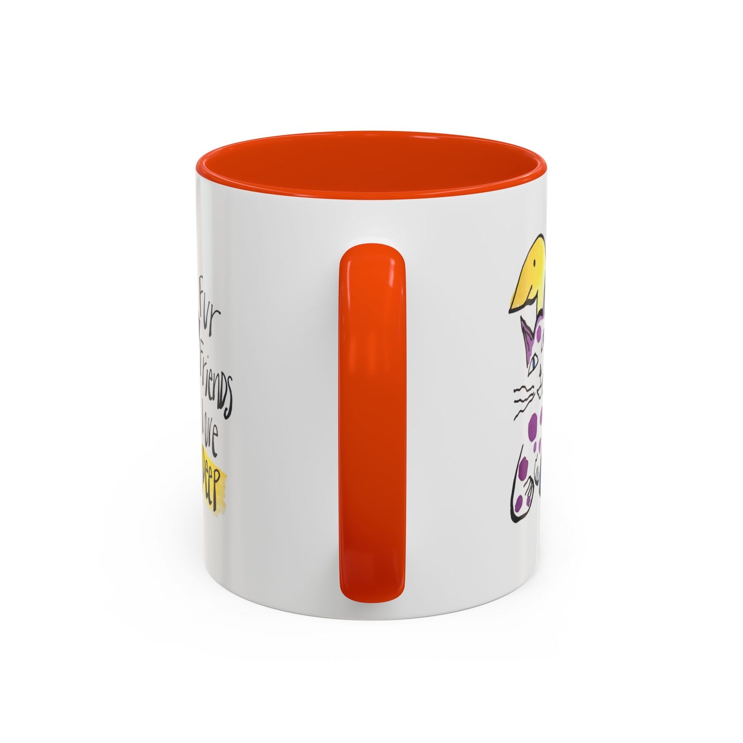 Fur Friends Love Deep by SARK - 11oz Creatively ColorFULL Mugs