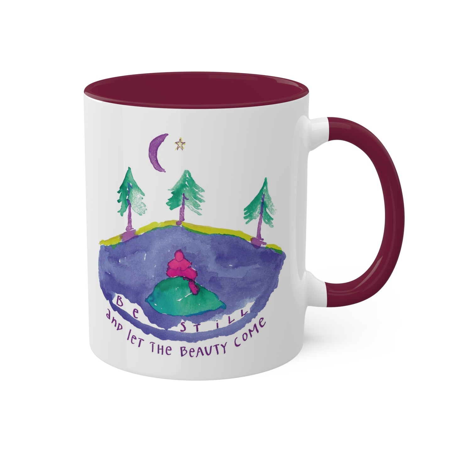 Be Still by SARK - 11oz Creatively ColorFULL Mugs