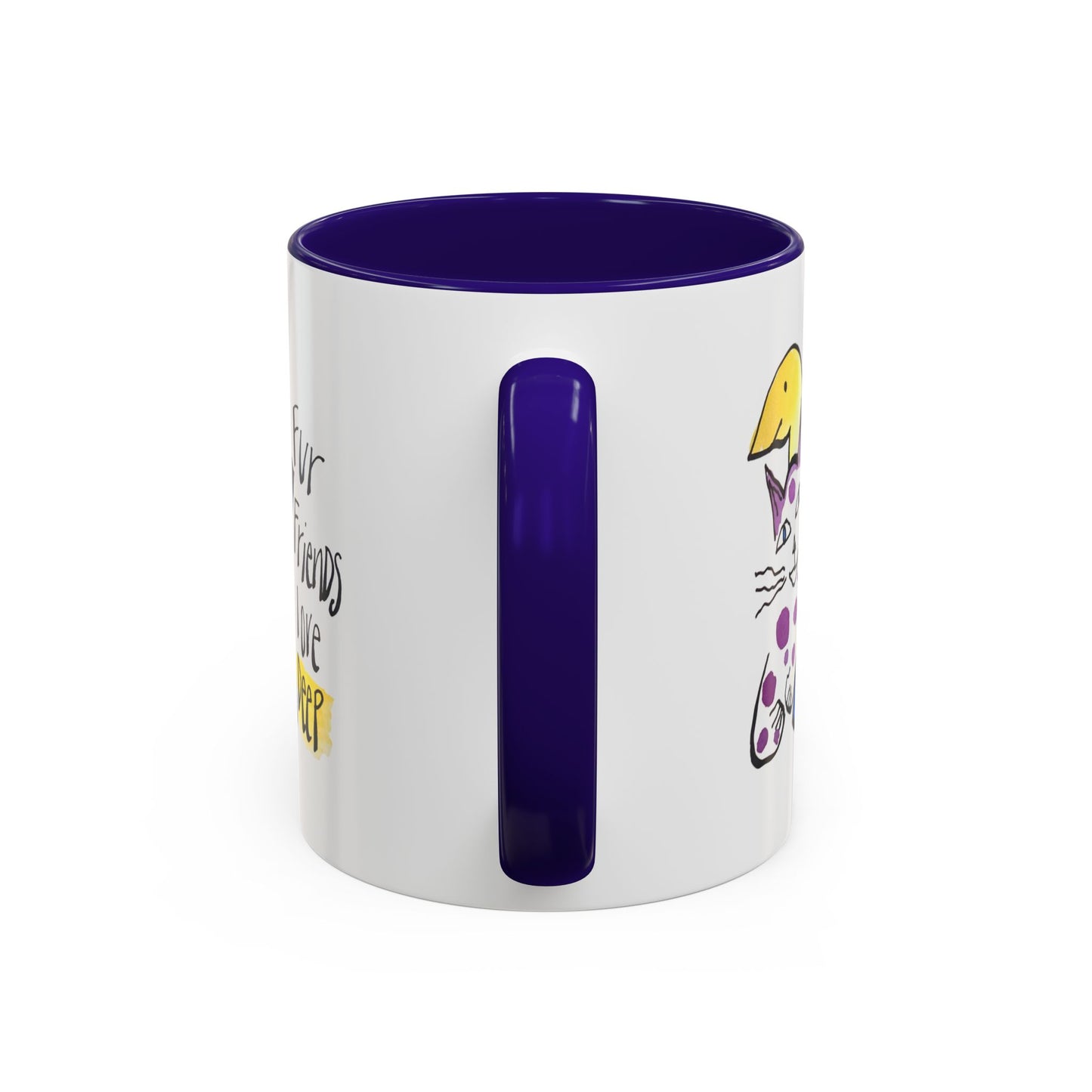 Fur Friends Love Deep by SARK - 11oz Creatively ColorFULL Mugs