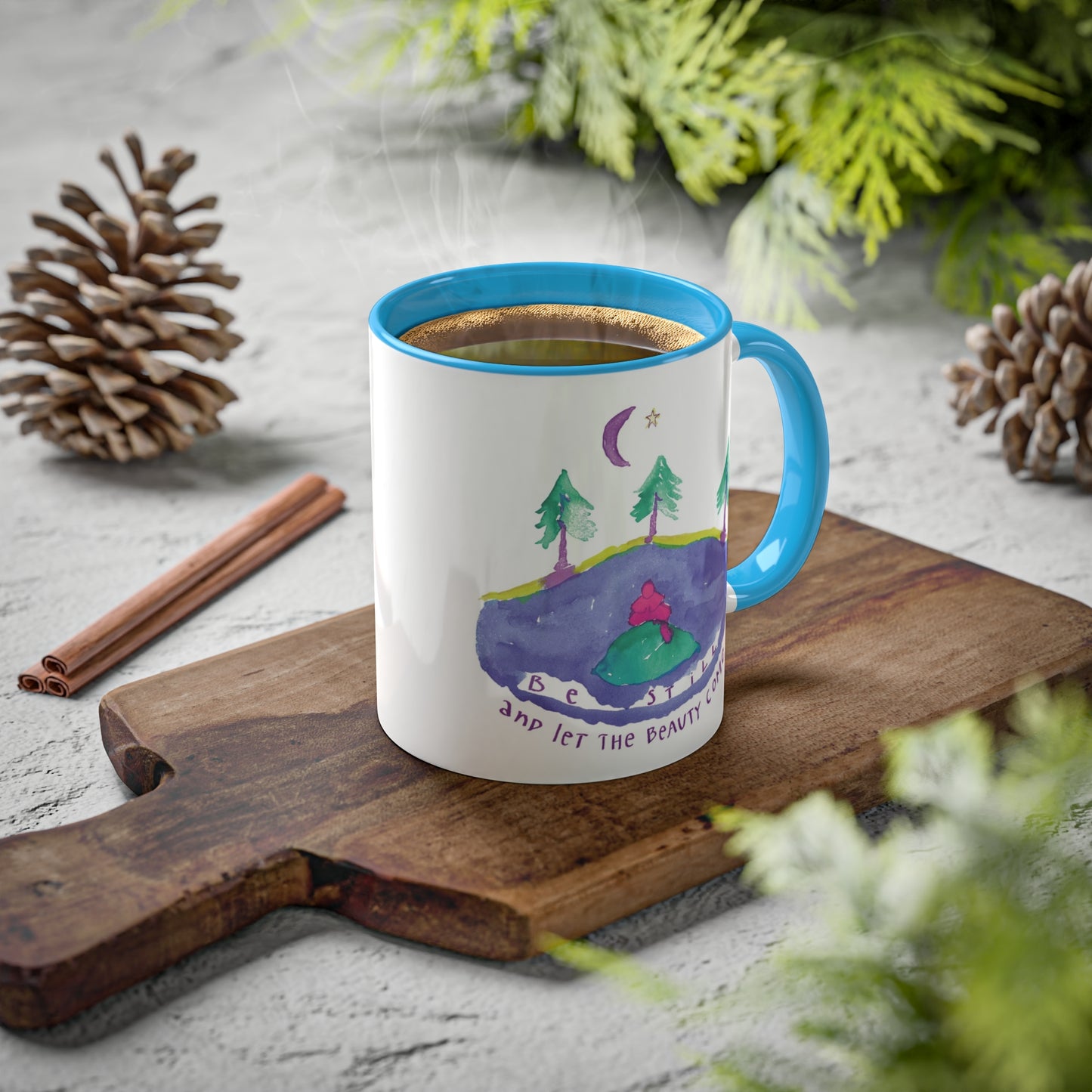 Be Still by SARK - 11oz Creatively ColorFULL Mugs