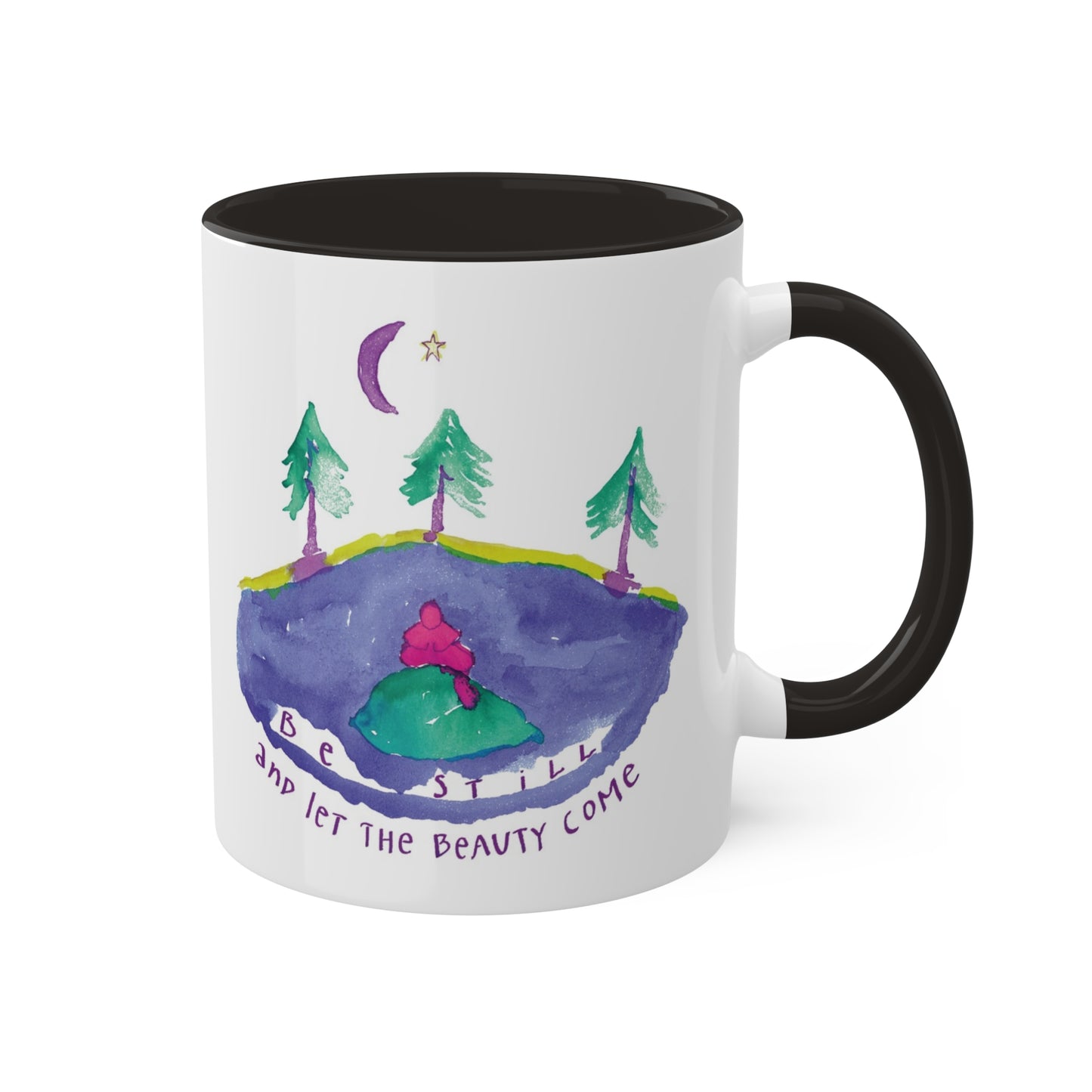 Be Still by SARK - 11oz Creatively ColorFULL Mugs