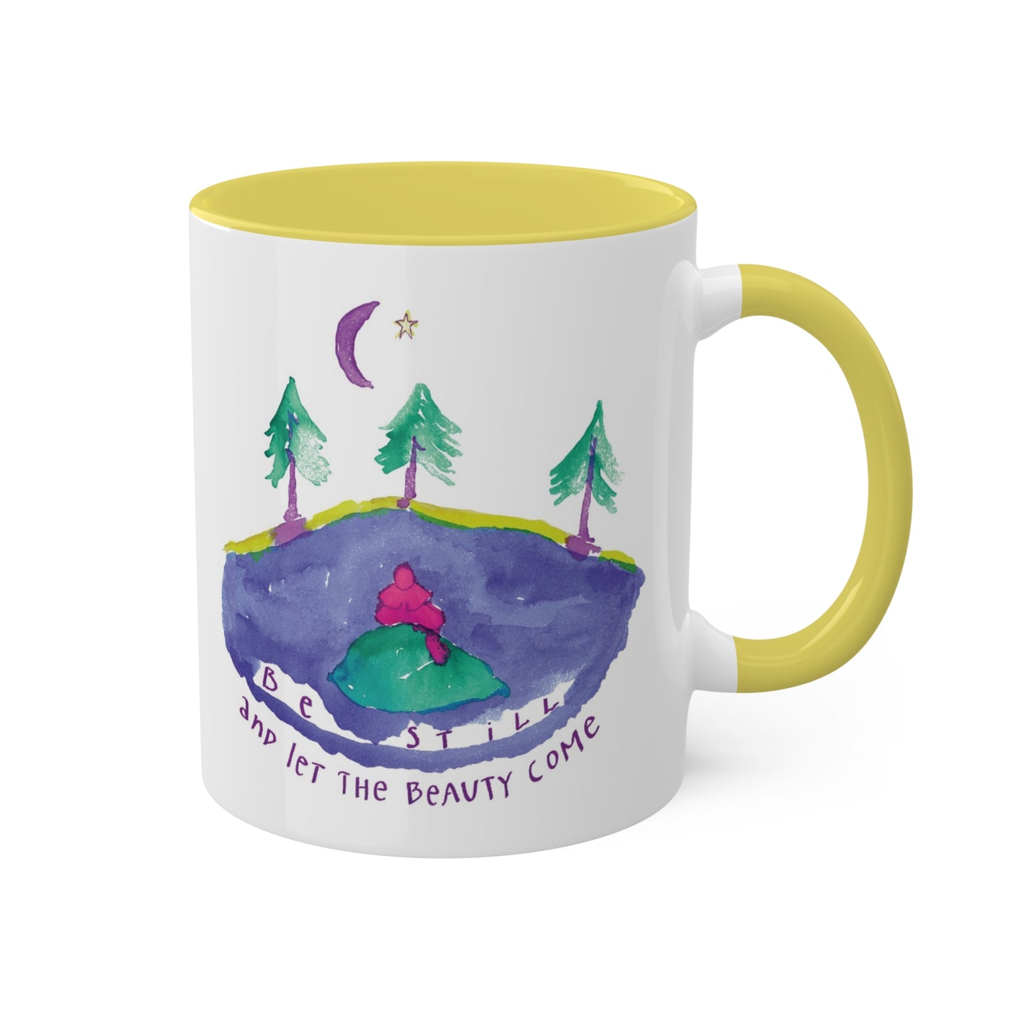 Be Still by SARK - 11oz Creatively ColorFULL Mugs