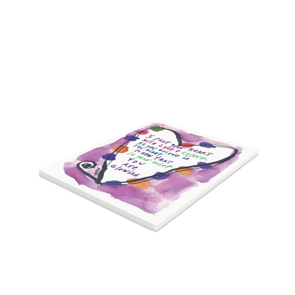 I Paint Your Heart With Love and Colors, SARK Greeting Cards (Set of 8)