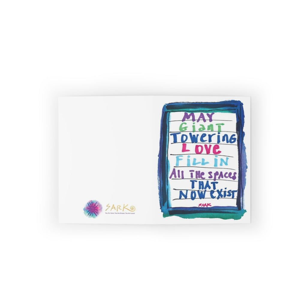 Giant Towering Love, SARK Greeting Cards (Set of 8)