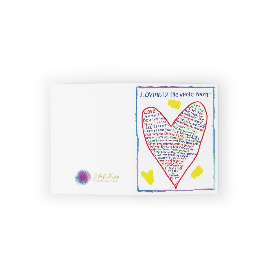 Loving Is The Whole Point, SARK Greeting Cards (Set of 8)