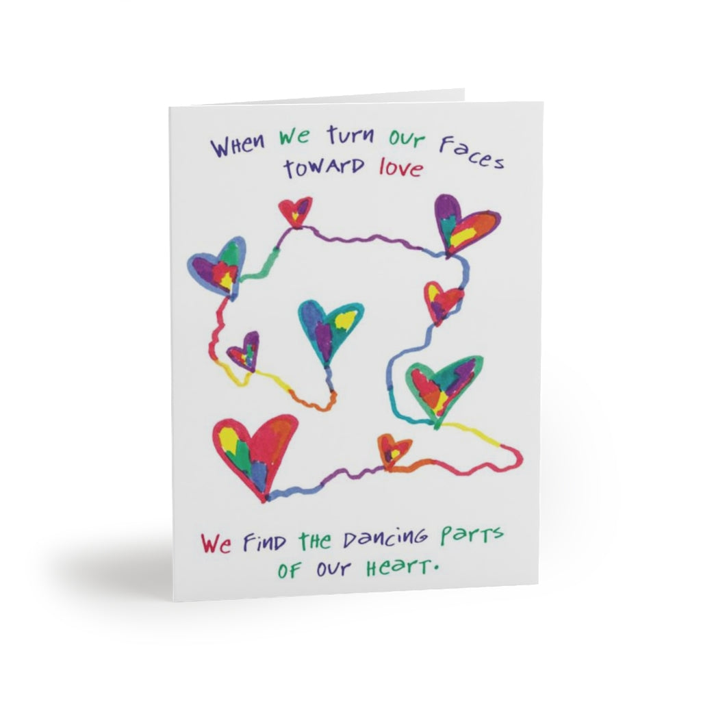 Turn Your Dancing Heart Toward Love, SARK Greeting Cards (Set of 8