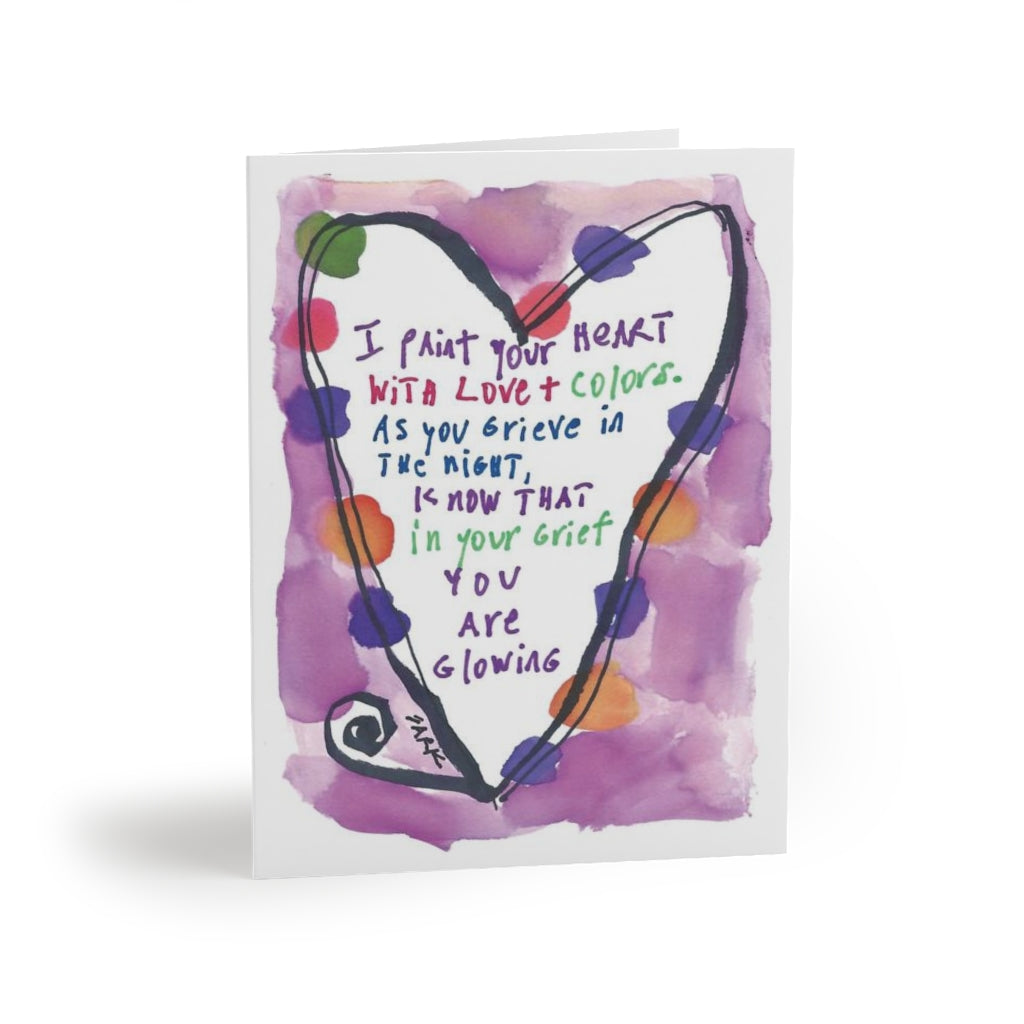 I Paint Your Heart With Love and Colors, SARK Greeting Cards (Set of 8)